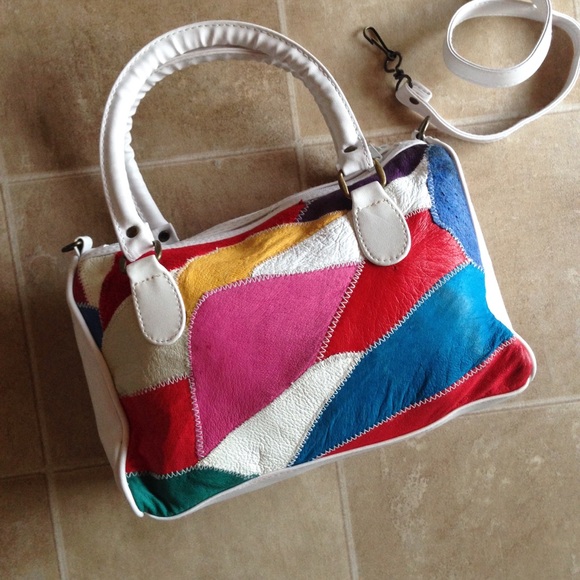 Vintage Handbags - Vintage Patchwork Purse